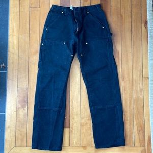 Black Carhartt Work Pants Size 31 x 32